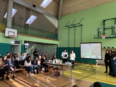 Mladi iz različnih evropskih držav z učenci OŠ Šalovci o digitalizaciji 3